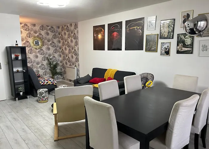 Appartement - Proche Rer - 2 Chambres & 4 Lits Double - Paris Orly